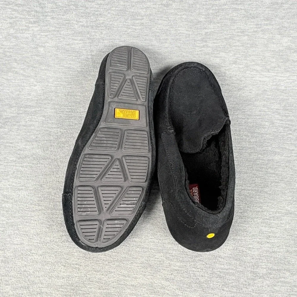 Samuel Hubbard Hubbard Dreams Slipper Loafers Mens 12 Black Suede Wool Lined